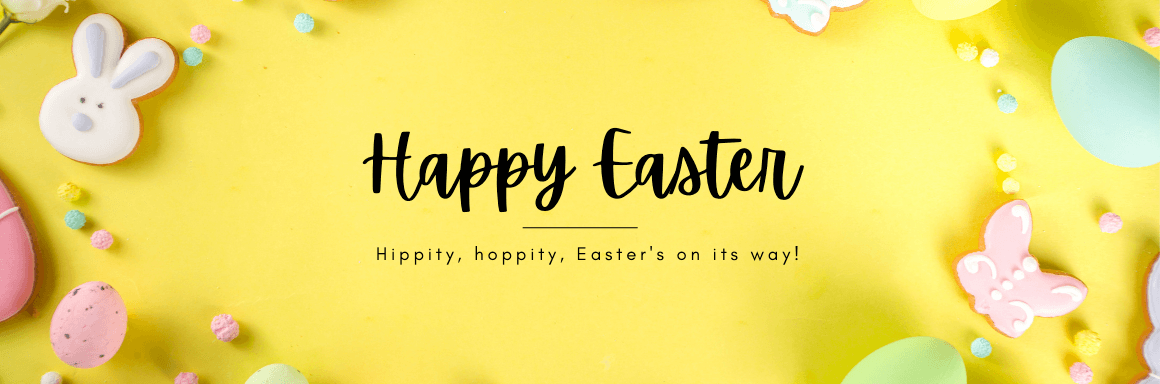 Happy Easter - Hippity, hoppity, Easter's on its way!